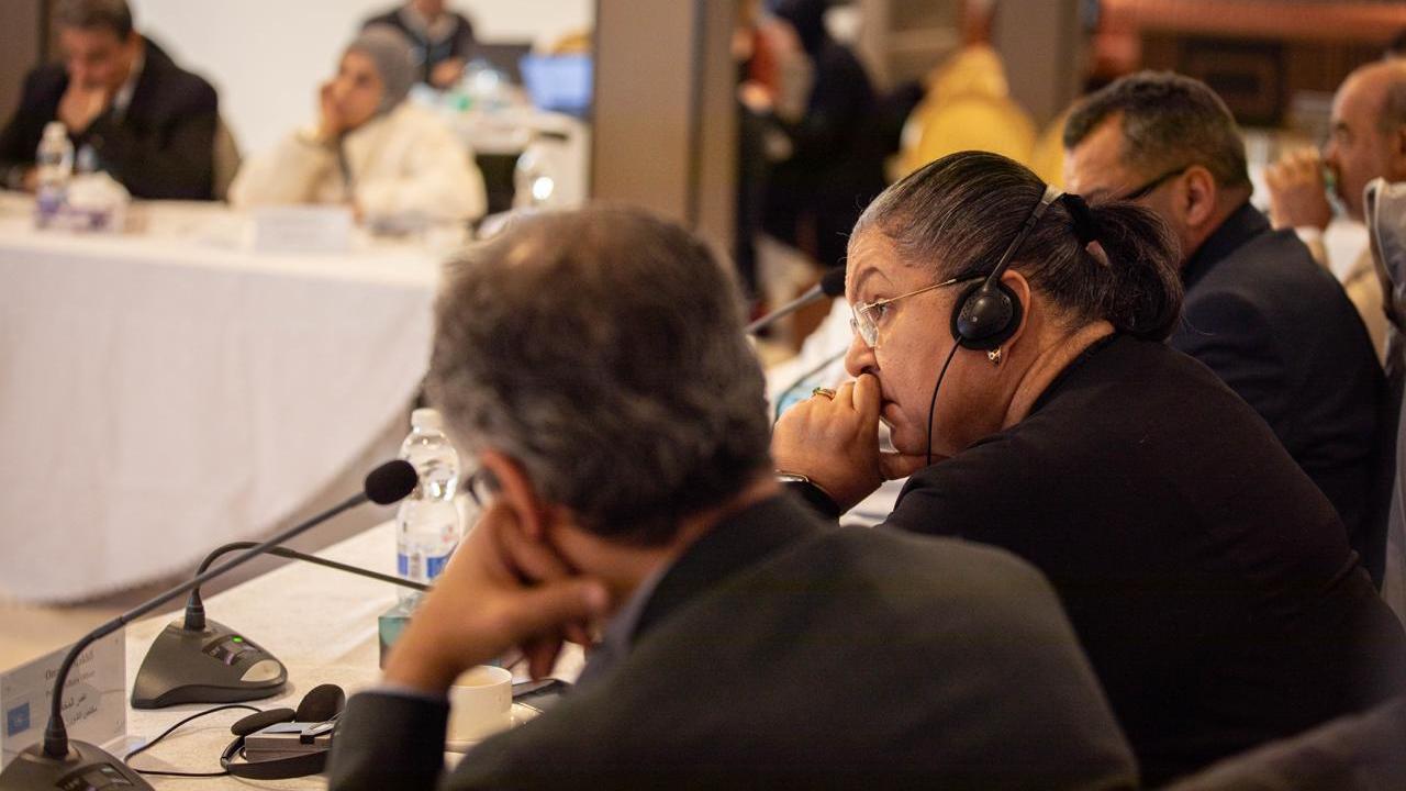 Deliberations among members of the Governance track in the Structured Dialogue