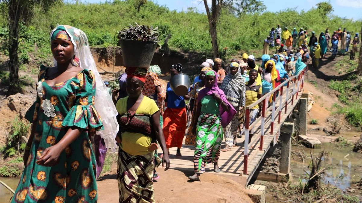 Femmes refugiees dans le Nord Cameroun
