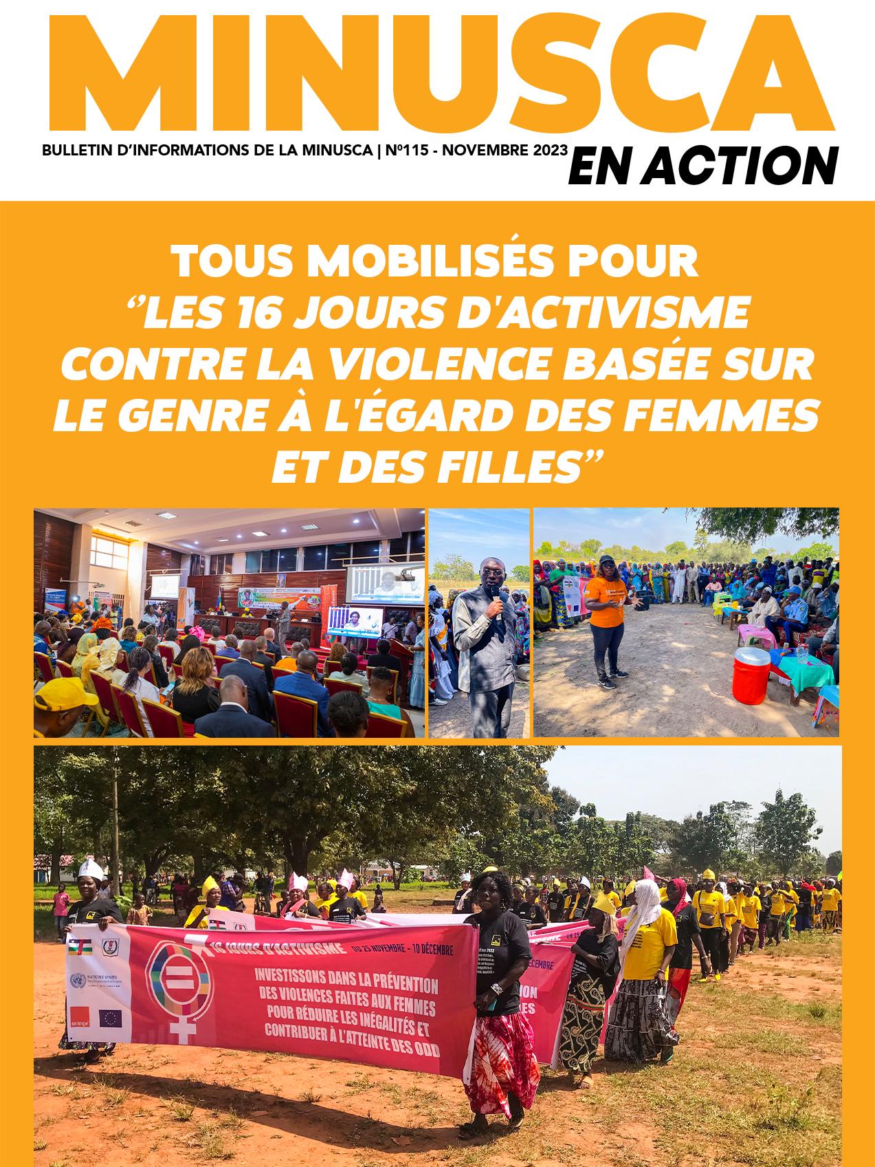 Couverture du bulletin d'information.