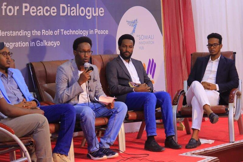 Mohamed on a Somali Innovation Hub Panel